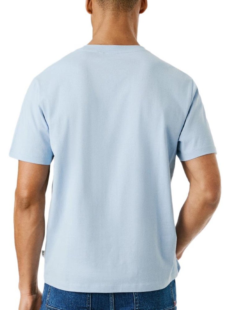 Camiseta de Hombre Pepe Jeans con Contraste Azul - Kiabi