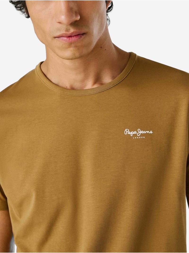 Camiseta de Hombre Pepe Jeans Marrón - Kiabi