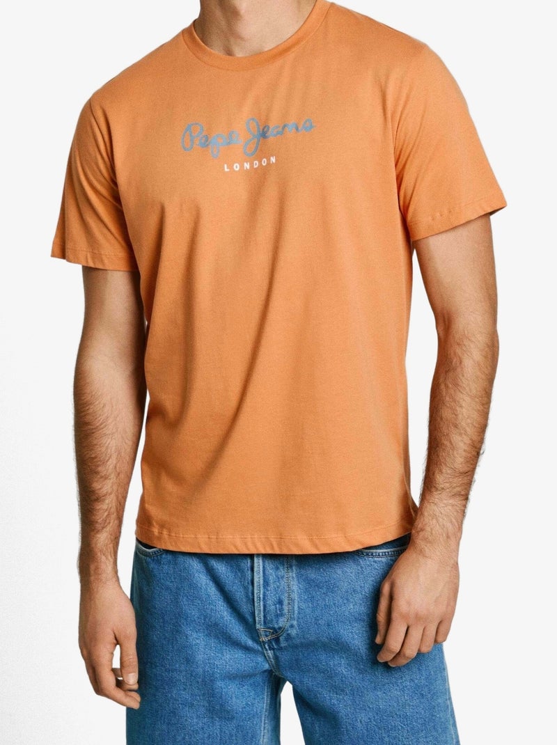 Camiseta de Hombre Pepe Jeans Naranja - Kiabi
