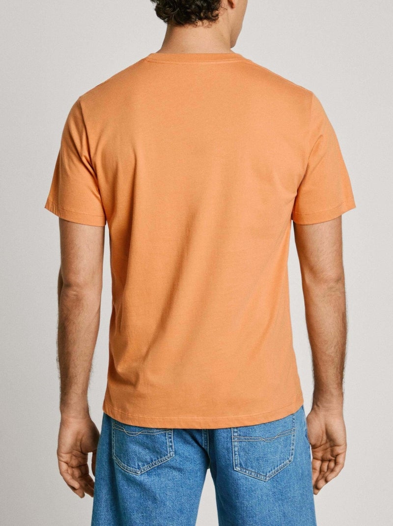 Camiseta de Hombre Pepe Jeans Naranja - Kiabi