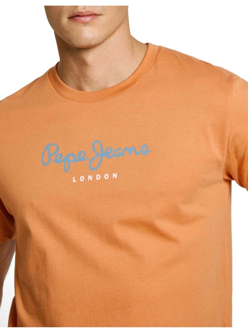 Camiseta de Hombre Pepe Jeans Naranja - Kiabi