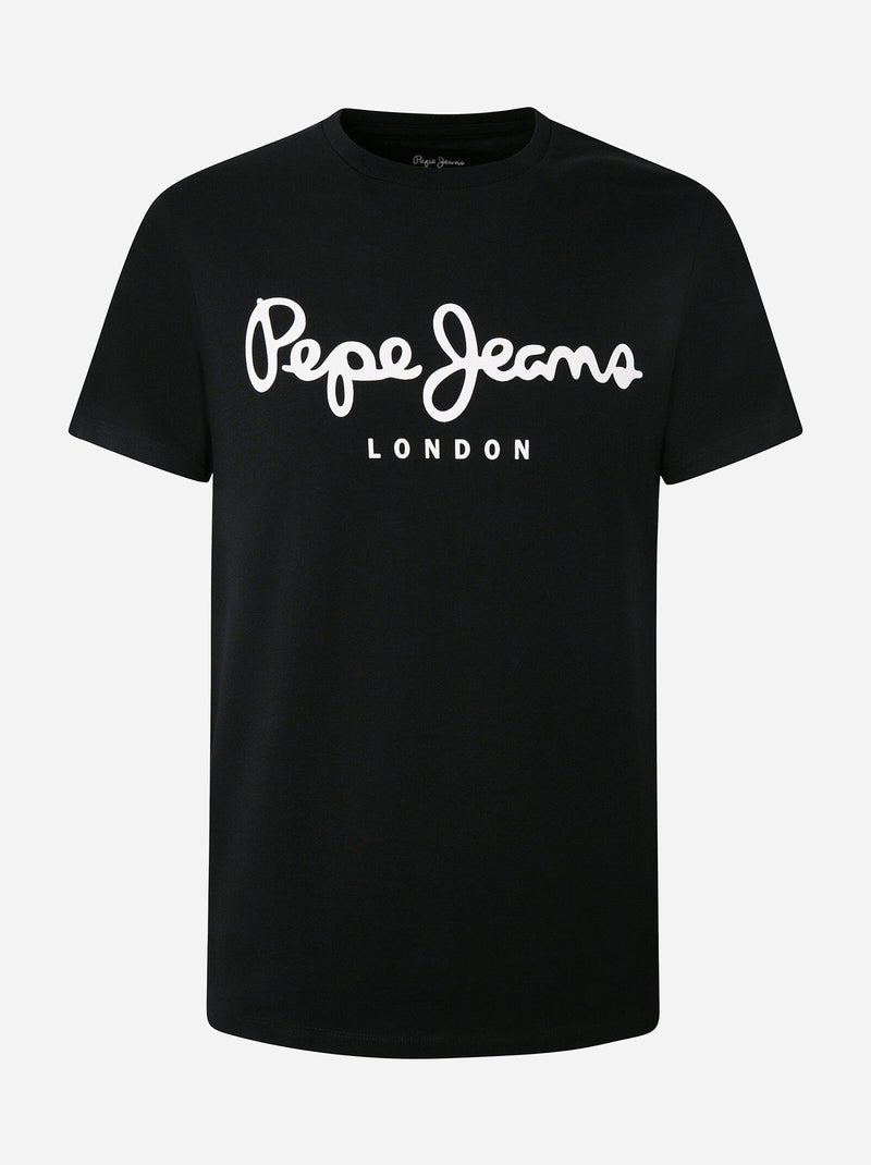 Camiseta de Hombre Pepe Jeans Negro - Kiabi