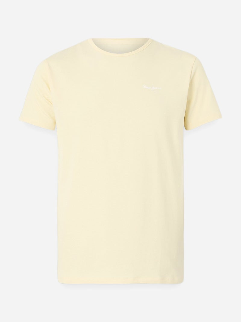 Camiseta de Hombre Pepe Jeans Original Básica Amarillo - Kiabi
