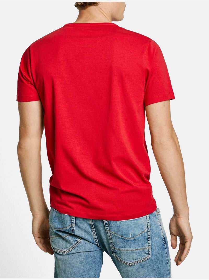 Camiseta de Hombre Pepe Jeans Rojo - Kiabi