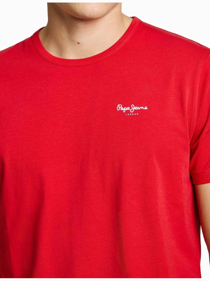 Camiseta de Hombre Pepe Jeans Rojo - Kiabi