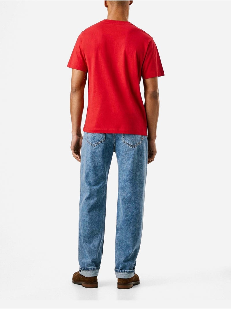 Camiseta de Hombre Pepe Jeans Rojo - Kiabi