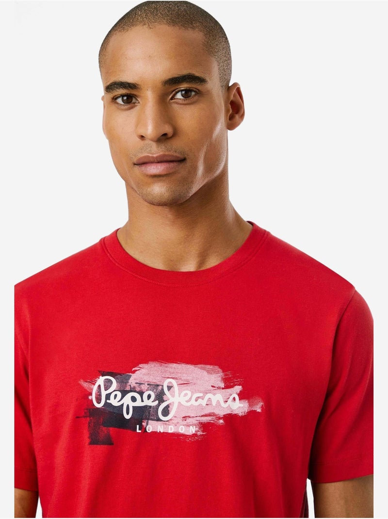 Camiseta de Hombre Pepe Jeans Rojo - Kiabi