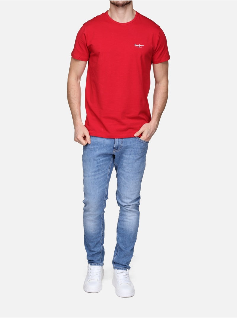 Camiseta de Hombre Pepe Jeans Rojo - Kiabi