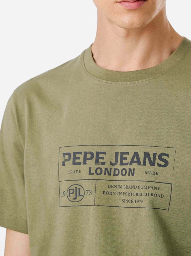 Camiseta de Hombre Pepe Jeans Verde - Kiabi