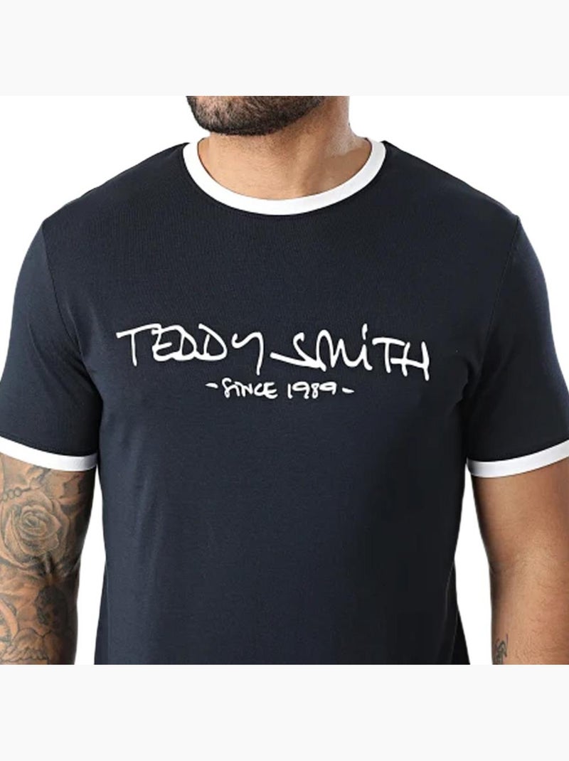 Camiseta de hombre teddy smith Azul marino - Kiabi