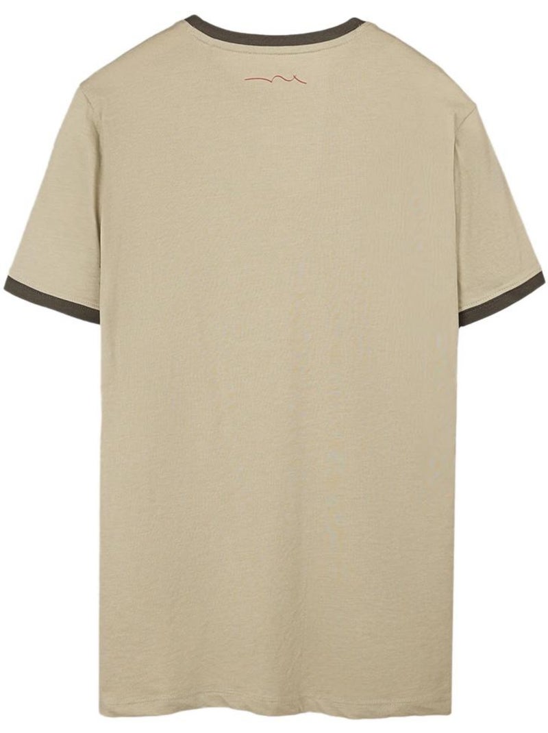Camiseta de Hombre Teddy Smith Beige - Kiabi