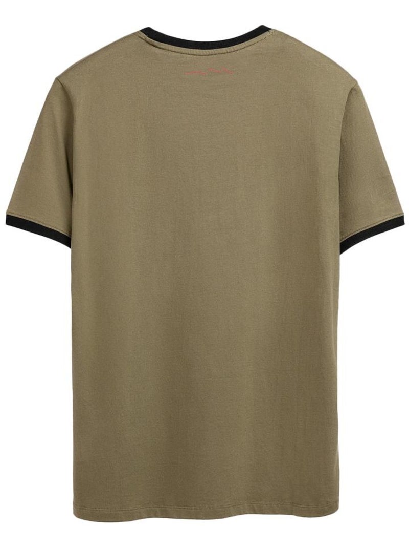 Camiseta de Hombre Teddy Smith Verde caqui claro - Kiabi