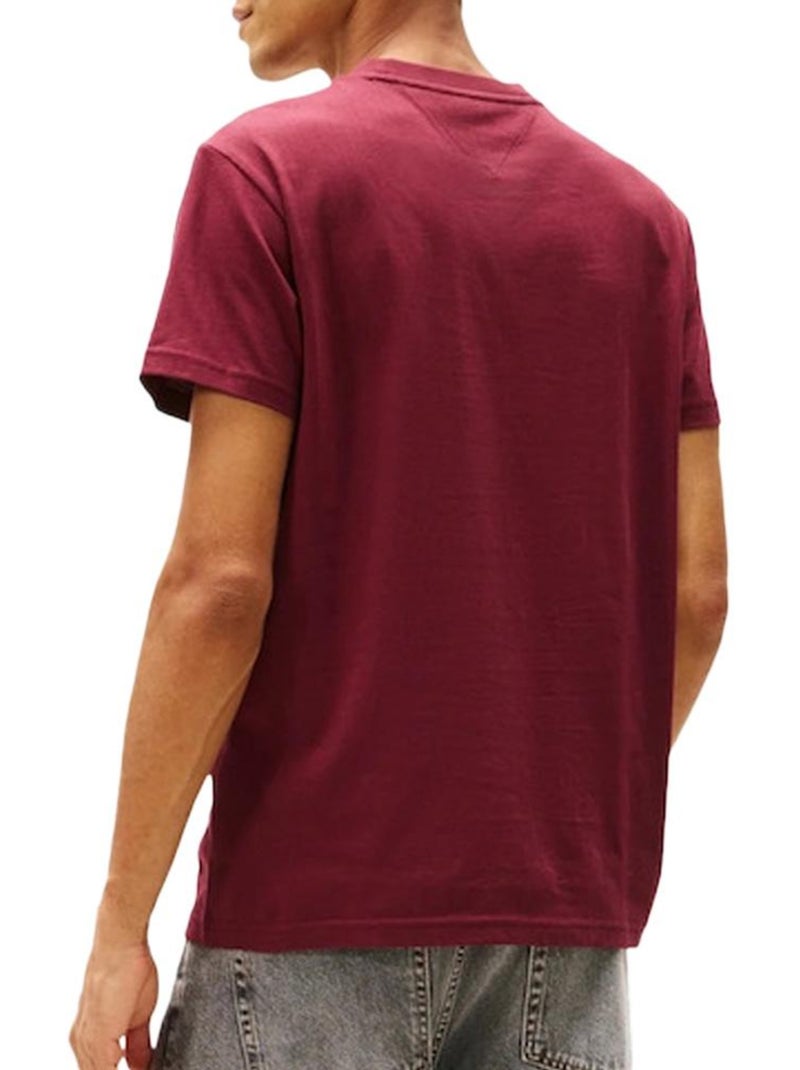 Camiseta de hombre tommy hilfiger Burdeos - Kiabi