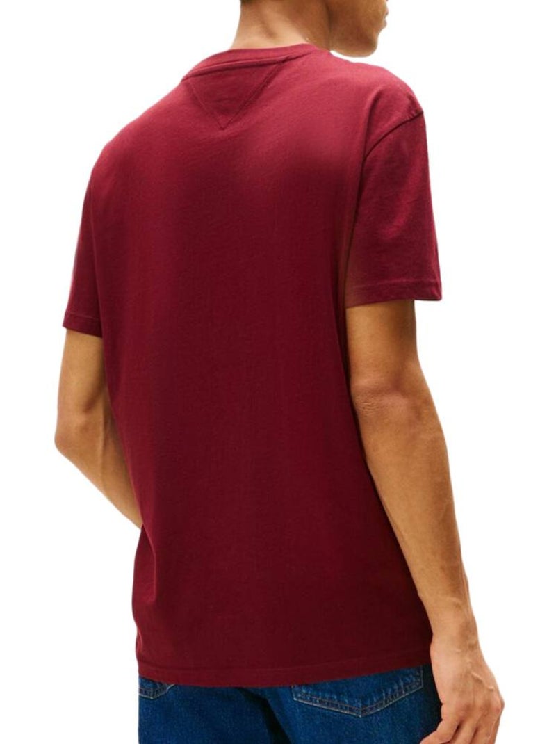 Camiseta de Hombre Tommy Hilfiger Burdeos - Kiabi