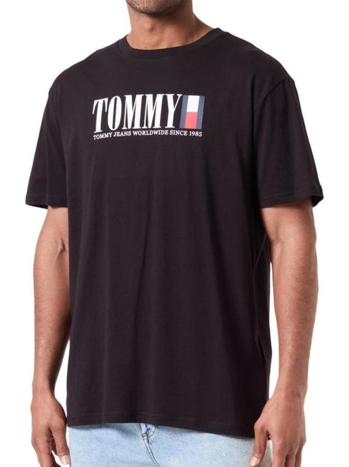 Camiseta de Hombre Tommy Hilfiger - Kiabi Camiseta de Hombre Tommy Hilfiger - Kiabi