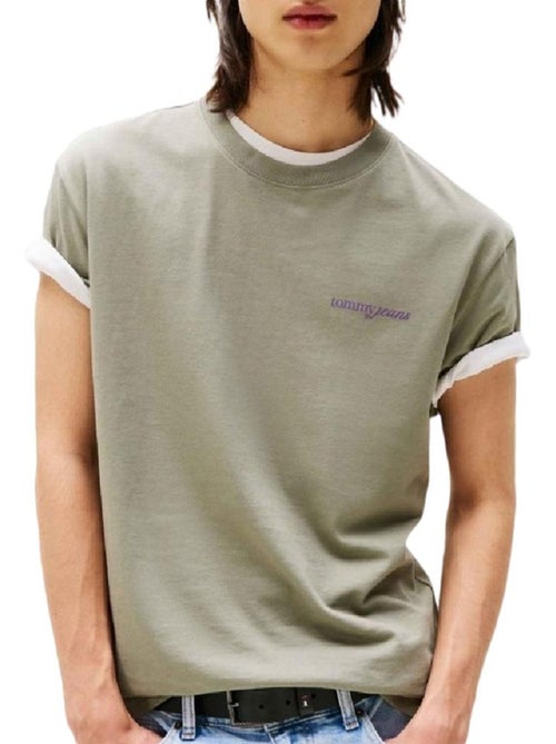 Camiseta de Hombre Tommy Hilfiger - Kiabi Camiseta de Hombre Tommy Hilfiger - Kiabi