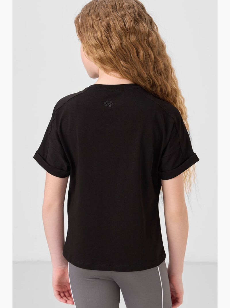 Camiseta de jersey de algodón tommy Negro - Kiabi