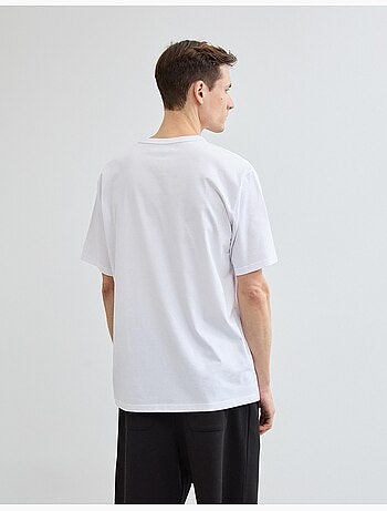 Camiseta de jersey gruesa estampada, MO Fashion