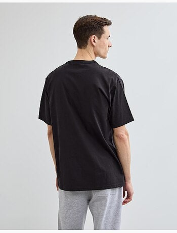 Camiseta de jersey gruesa estampada, MO Fashion