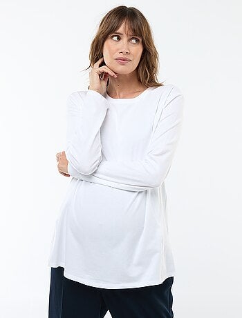 Camiseta de lactancia básica