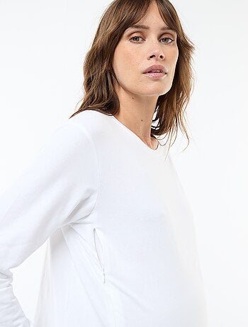 Camiseta de lactancia básica