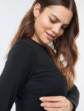 Camiseta de lactancia básica