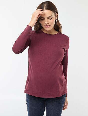 Camiseta de lactancia básica
