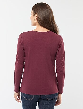 Camiseta de lactancia básica