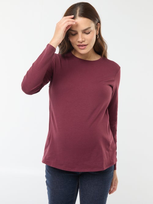 Camiseta de lactancia básica - Kiabi