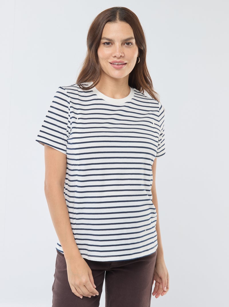 Camiseta de lactancia Blanco - Kiabi