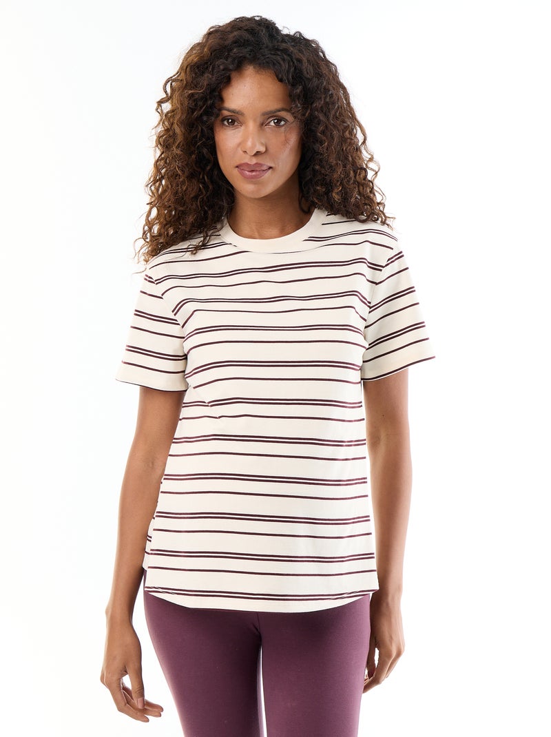Camiseta de lactancia Blanco - Kiabi