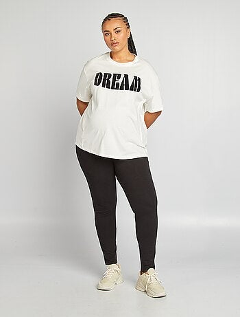 Camiseta de lactancia con cuello redondo