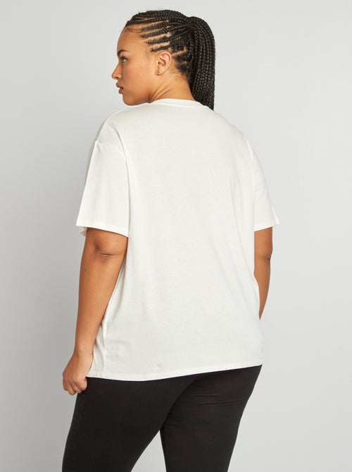 Camiseta de lactancia con cuello redondo - Kiabi