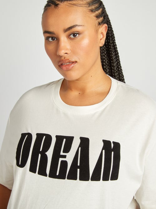 Camiseta de lactancia con cuello redondo - Kiabi