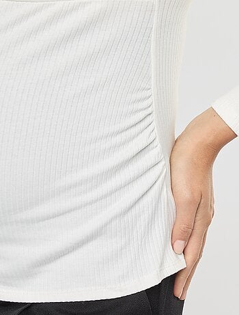 Camiseta de lactancia cruzada
