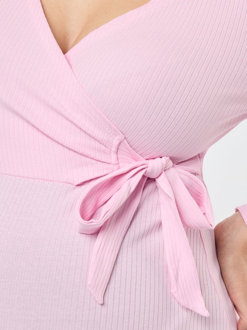 Camiseta de lactancia cruzada - Kiabi