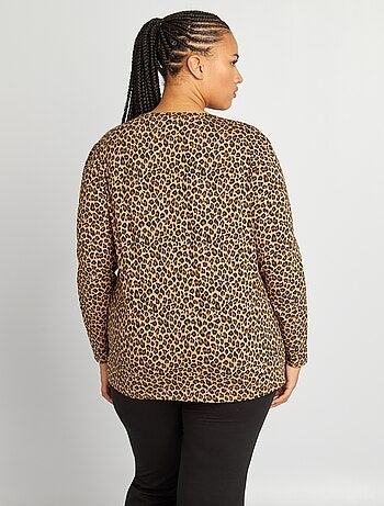 Camiseta de lactancia de punto