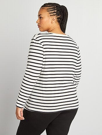 Camiseta de lactancia de punto
