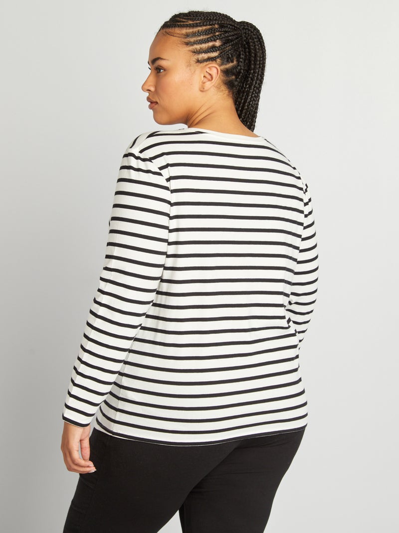 Camiseta de lactancia de punto BLANCO - Kiabi