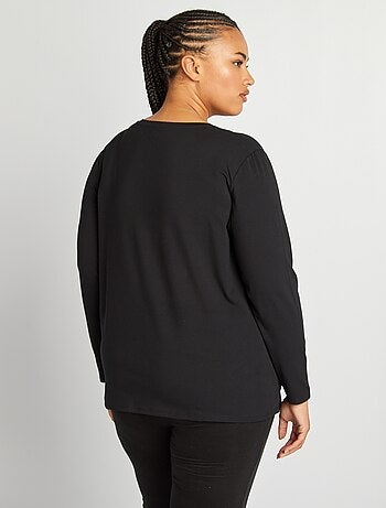 Camiseta de lactancia de punto