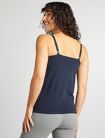 Camiseta de lactancia de tirantes