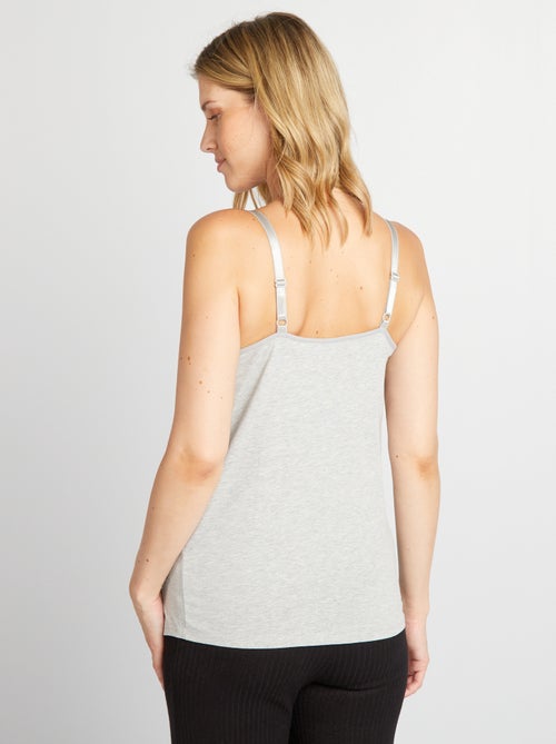 Camiseta de lactancia de tirantes - Kiabi