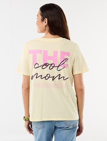 Camiseta de lactancia estampada