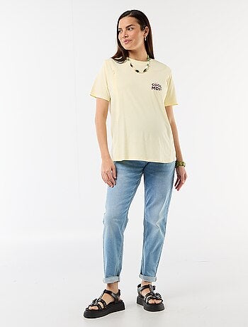 Camiseta de lactancia estampada