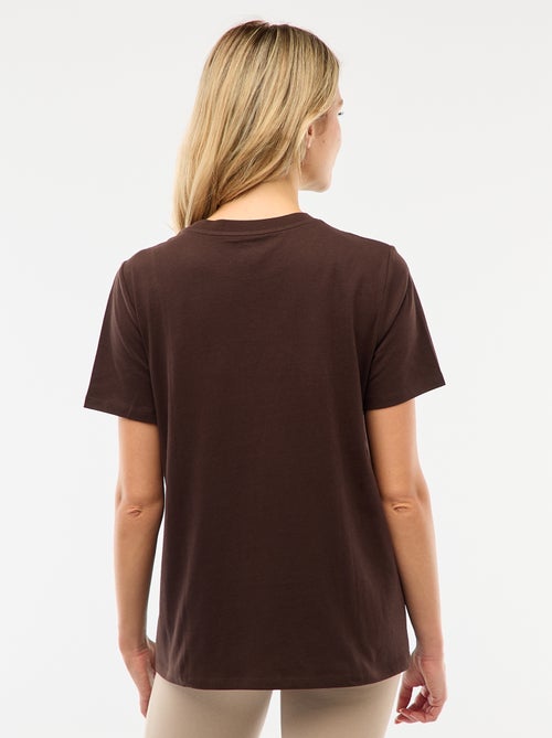 Camiseta de lactancia estampada de manga corta - Kiabi