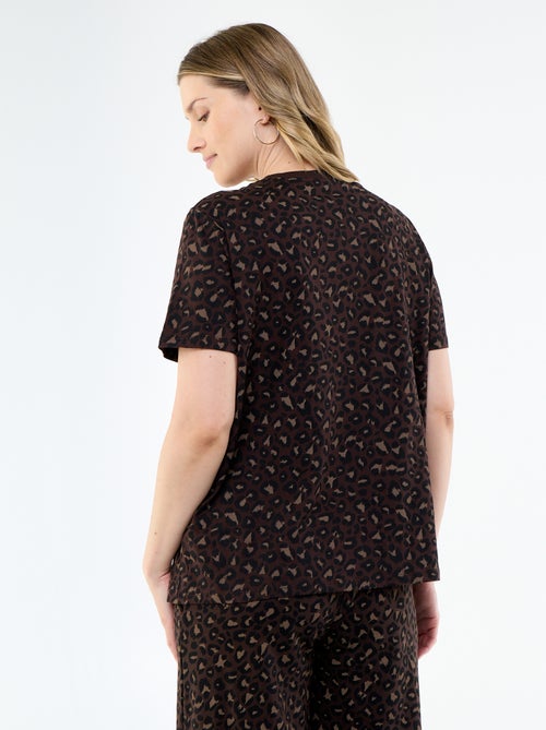Camiseta de lactancia estampada - Kiabi