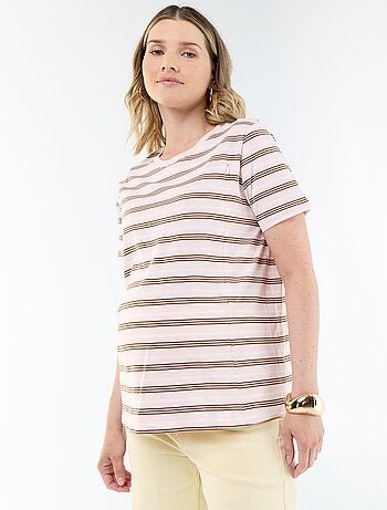Camiseta de lactancia estampada