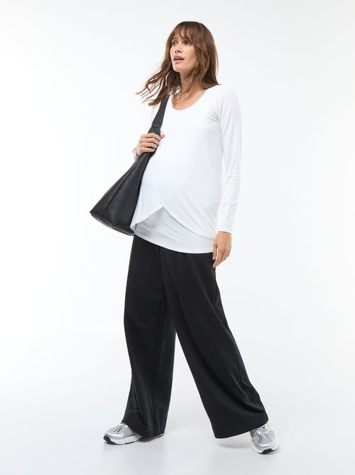 Camiseta de lactancia jaspeada - Kiabi