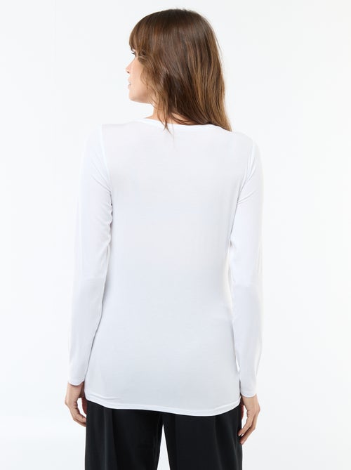 Camiseta de lactancia jaspeada - Kiabi