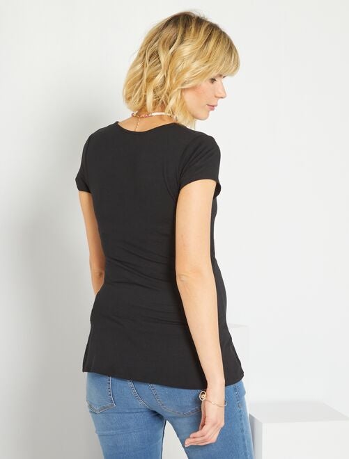 Camiseta de lactancia - negro - Kiabi - 10.00€